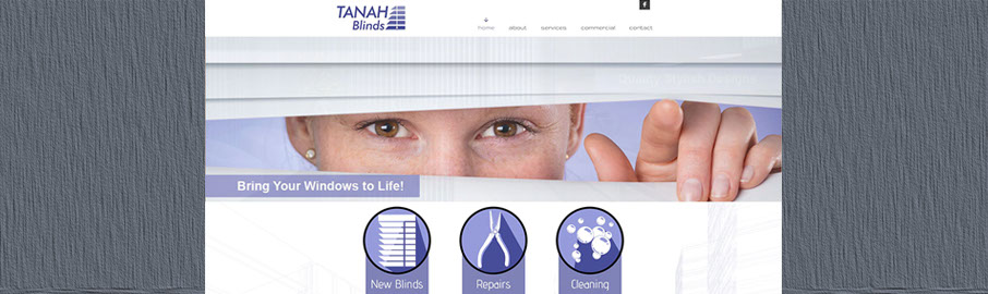 Tanah Blinds WebSite Ad Advantage created Tanah Blinds 8 page website, effectively promoting and managing their digital and printed marketing media.