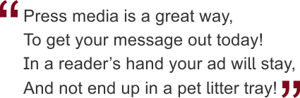 Press Media is great way to get your message out today!